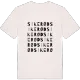 Sikerød ordlek t-shirt