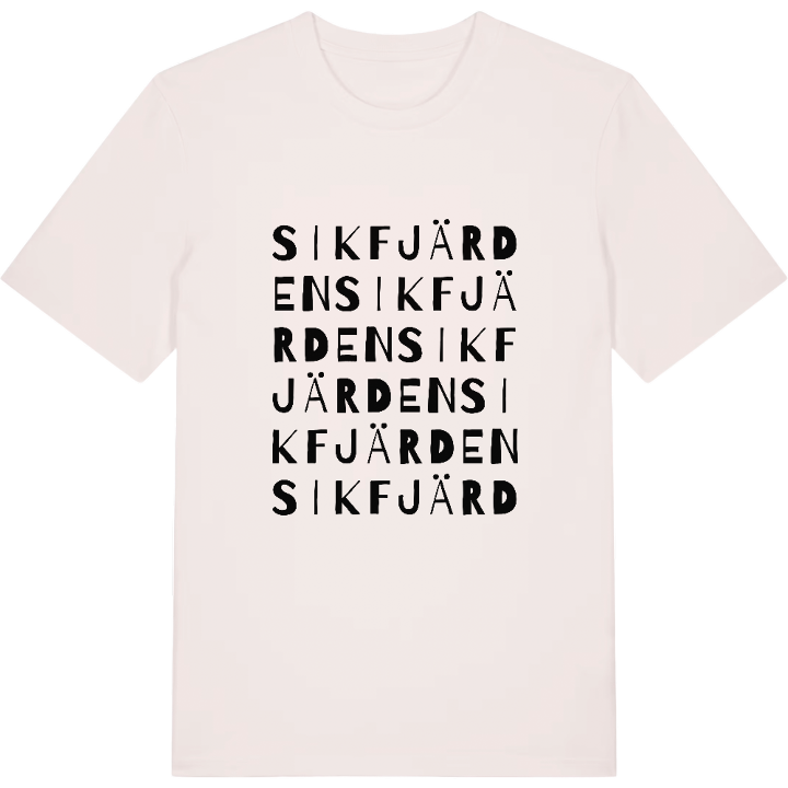 Sikfjärden ordlek t-shirt – t-shirt från PinShirt