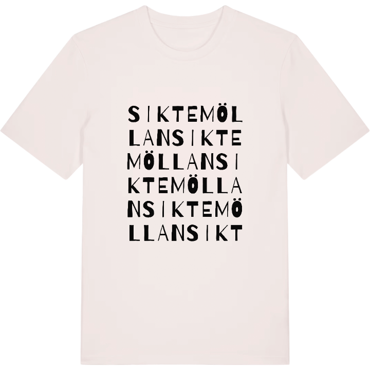 Siktemöllan ordlek t-shirt – t-shirt från PinShirt