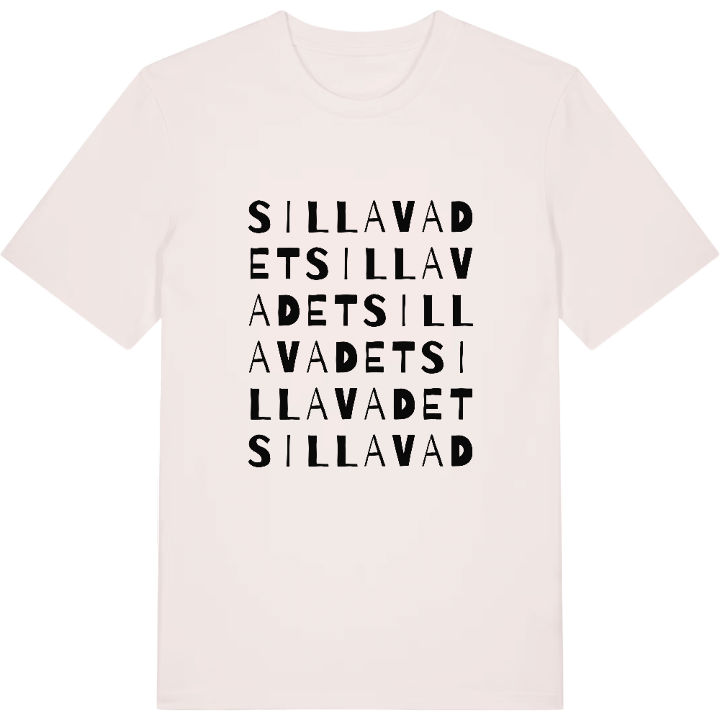 Sillavadet ordlek t-shirt – t-shirt från PinShirt