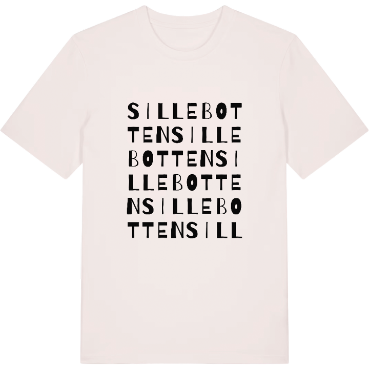 Sillebotten ordlek t-shirt – t-shirt från PinShirt