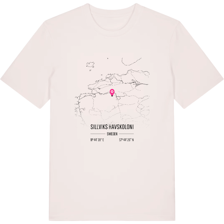 Sillviks Havskoloni karta t-shirt – t-shirt från PinShirt