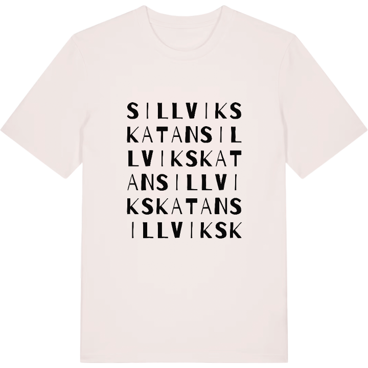 Sillvikskatan ordlek t-shirt – t-shirt från PinShirt
