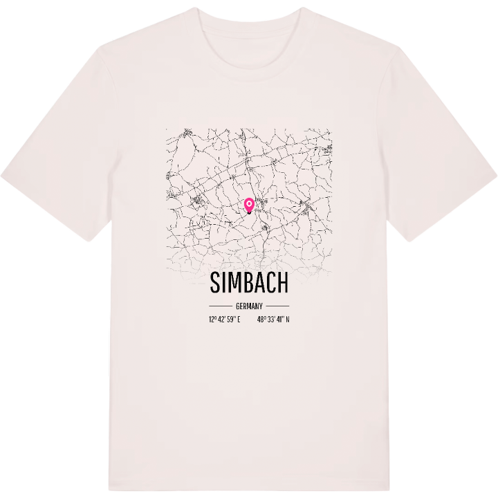 Simbach karta t-shirt – t-shirt från PinShirt