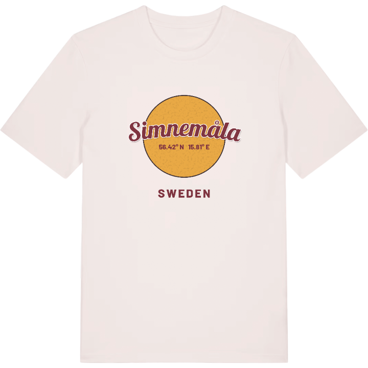 Simnemåla cirkel t-shirt – t-shirt från PinShirt