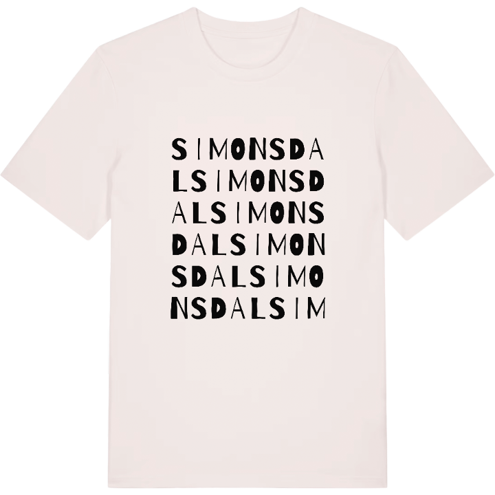 Simonsdal ordlek t-shirt – t-shirt från PinShirt