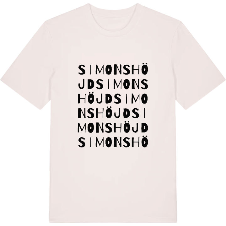 Simonshöjd ordlek t-shirt – t-shirt från PinShirt