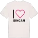 Jag älskar Sincan t-shirt stort tryck