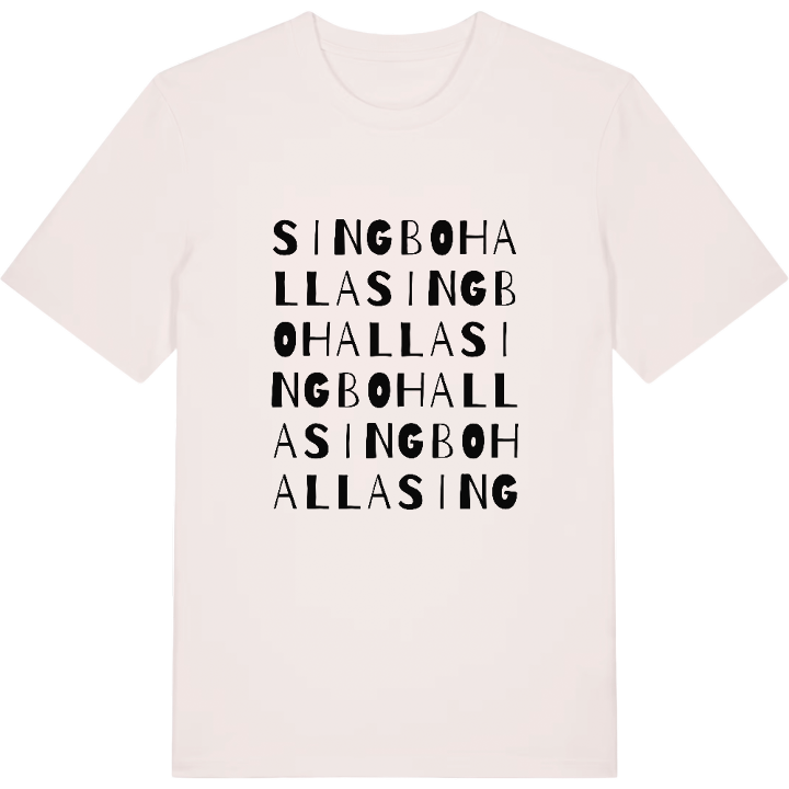 Singbohalla ordlek t-shirt – t-shirt från PinShirt