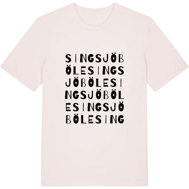 Singsjöböle ordlek t-shirt – t-shirt från PinShirt