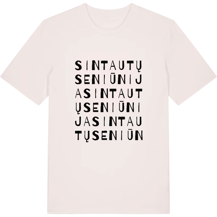 Sintautų seniūnija ordlek t-shirt – t-shirt från PinShirt