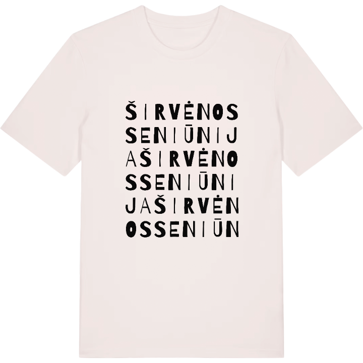 Širvėnos seniūnija ordlek t-shirt – t-shirt från PinShirt