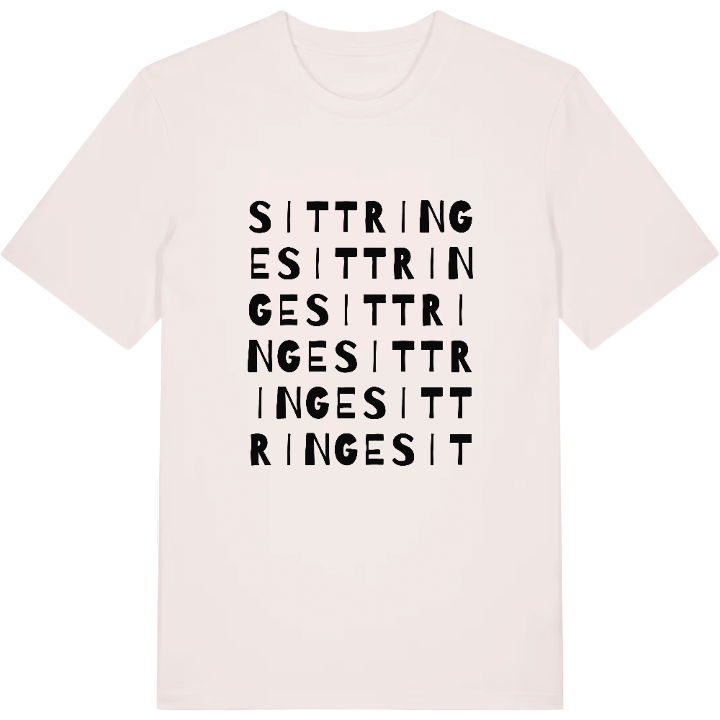 Sittringe ordlek t-shirt – t-shirt från PinShirt