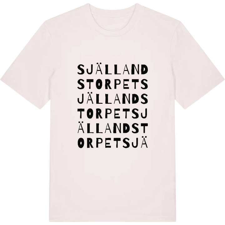 Själlandstorpet ordlek t-shirt – t-shirt från PinShirt