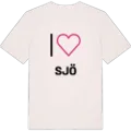 Jag älskar Sjö t-shirt stort tryck