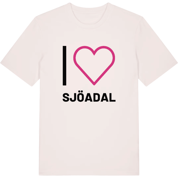 Jag älskar Sjöadal t-shirt stort tryck – t-shirt från PinShirt