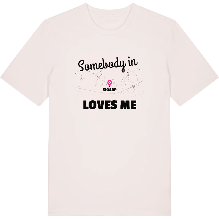 Någon i Sjöarp älskar mig t-shirt – t-shirt från PinShirt