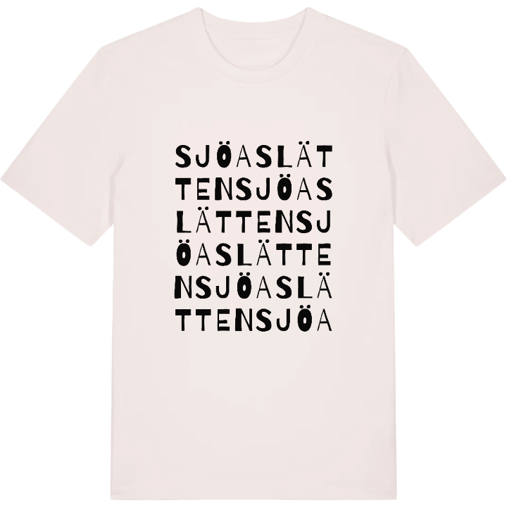 Sjöaslätten ordlek t-shirt – t-shirt från PinShirt