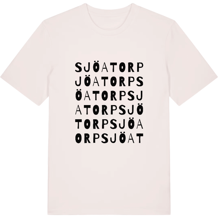 Sjöatorp ordlek t-shirt – t-shirt från PinShirt