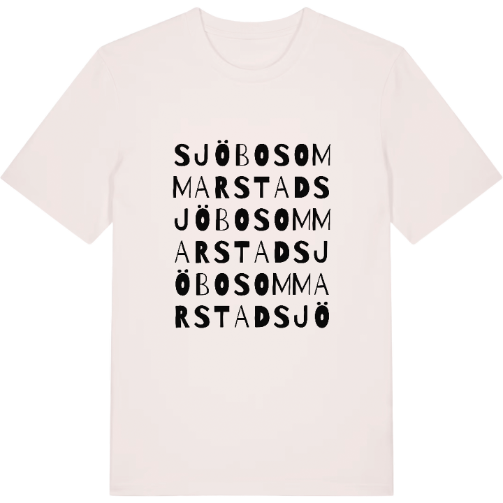 Sjöbo sommarstad ordlek t-shirt – t-shirt från PinShirt