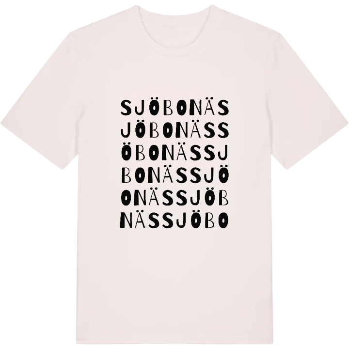 Sjöbonäs ordlek t-shirt – t-shirt från PinShirt