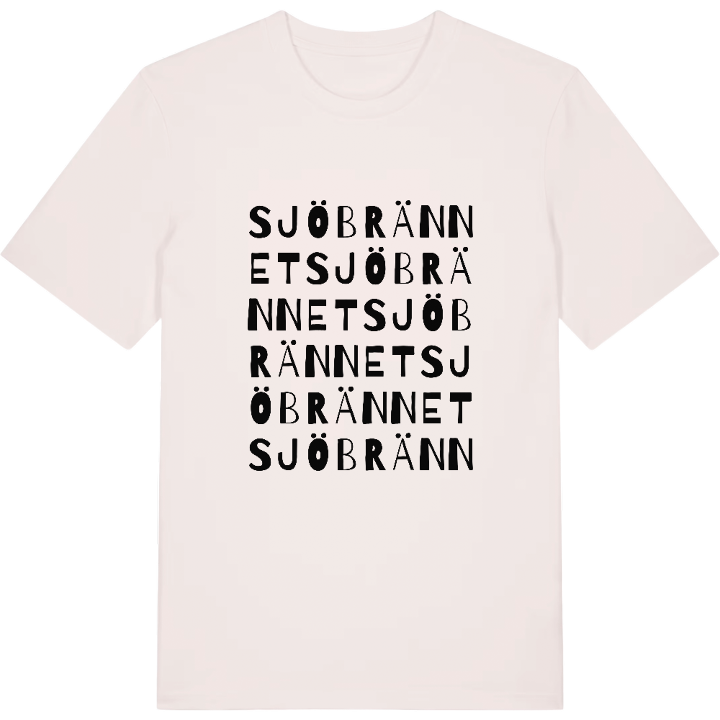 Sjöbrännet ordlek t-shirt – t-shirt från PinShirt