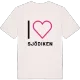 Jag älskar Sjödiken t-shirt stort tryck