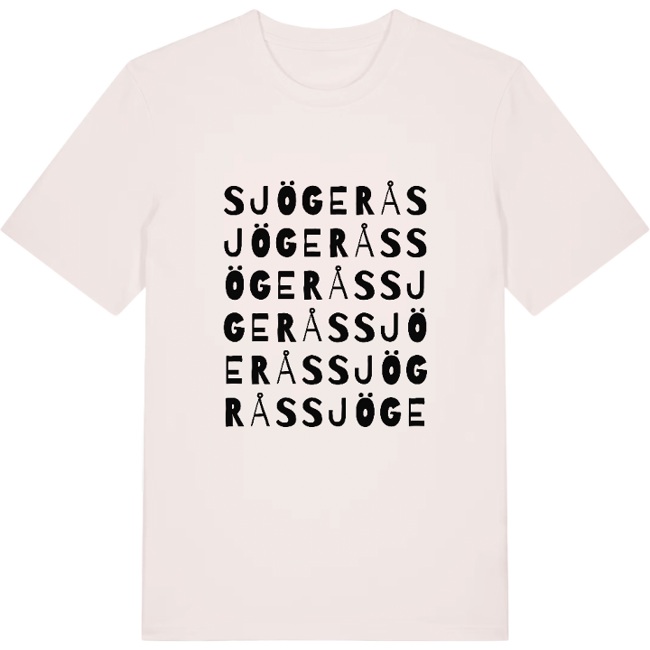 Sjögerås ordlek t-shirt – t-shirt från PinShirt