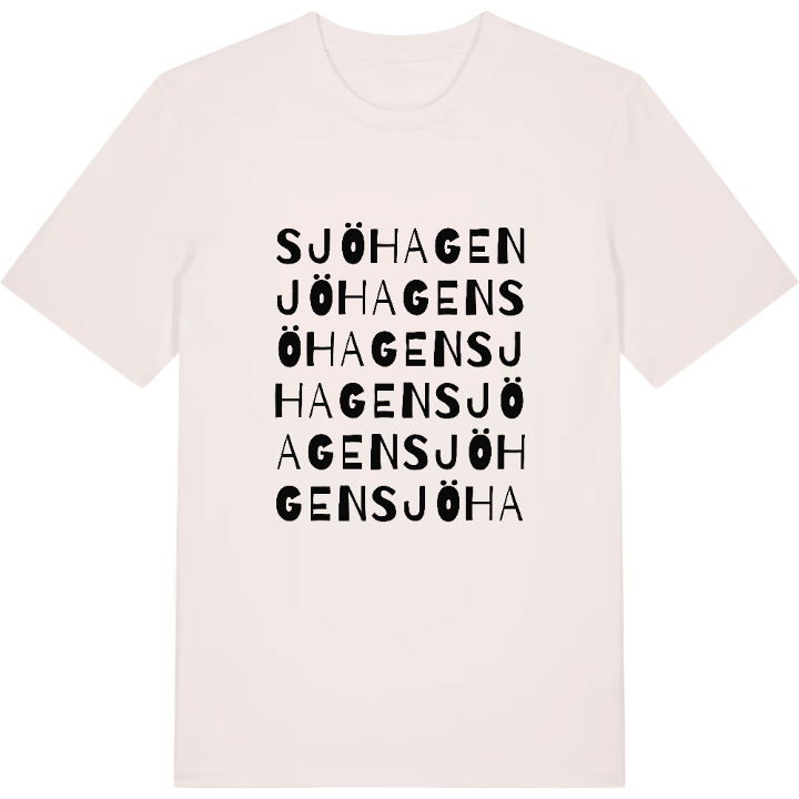 Sjöhagen ordlek t-shirt – t-shirt från PinShirt