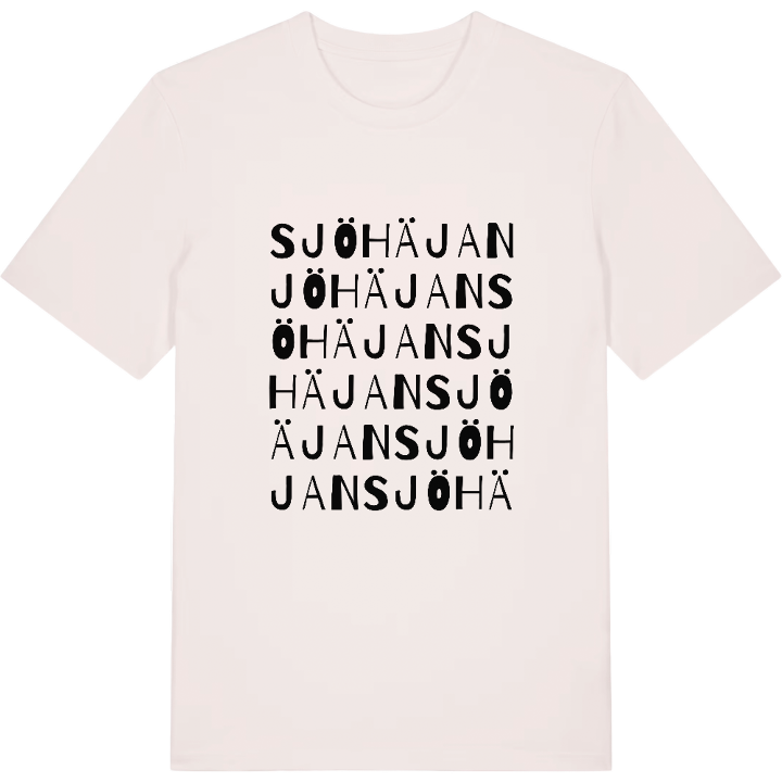 Sjöhäjan ordlek t-shirt – t-shirt från PinShirt