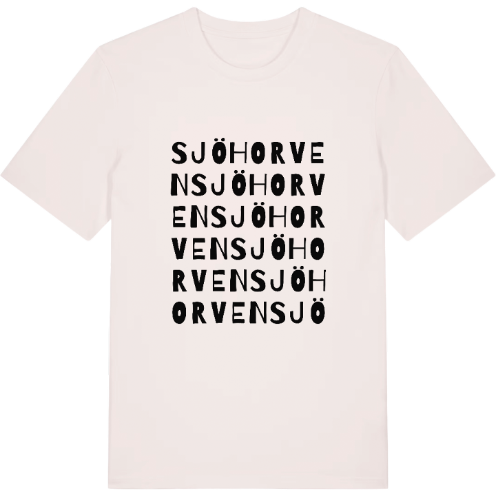 Sjöhorven ordlek t-shirt – t-shirt från PinShirt
