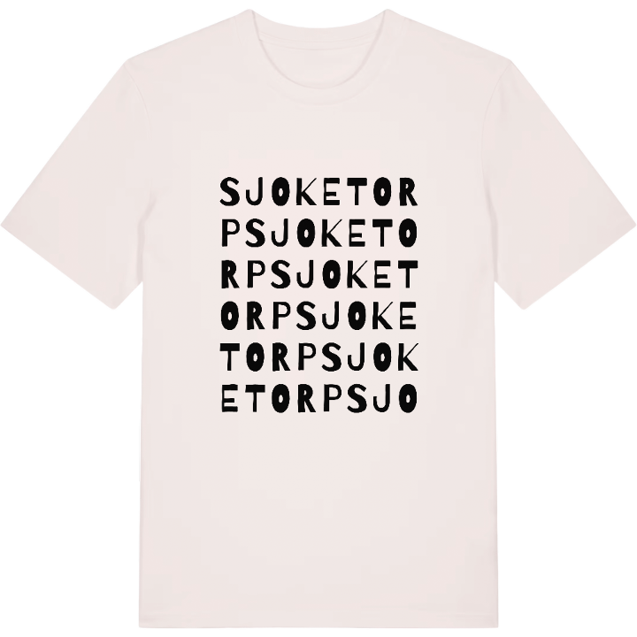 Sjoketorp ordlek t-shirt – t-shirt från PinShirt