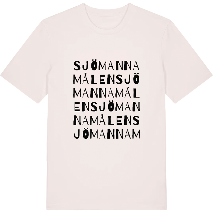 Sjömannamålen ordlek t-shirt – t-shirt från PinShirt