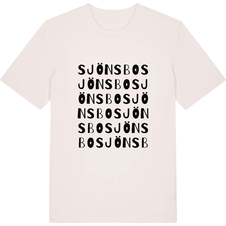 Sjönsbo ordlek t-shirt – t-shirt från PinShirt