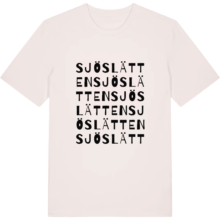 Sjöslätten ordlek t-shirt – t-shirt från PinShirt