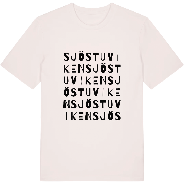 Sjöstuviken ordlek t-shirt – t-shirt från PinShirt