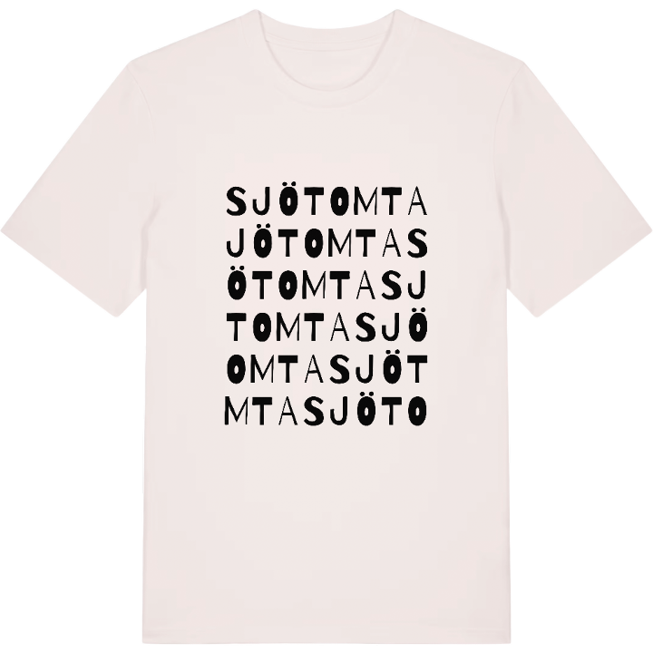 Sjötomta ordlek t-shirt – t-shirt från PinShirt