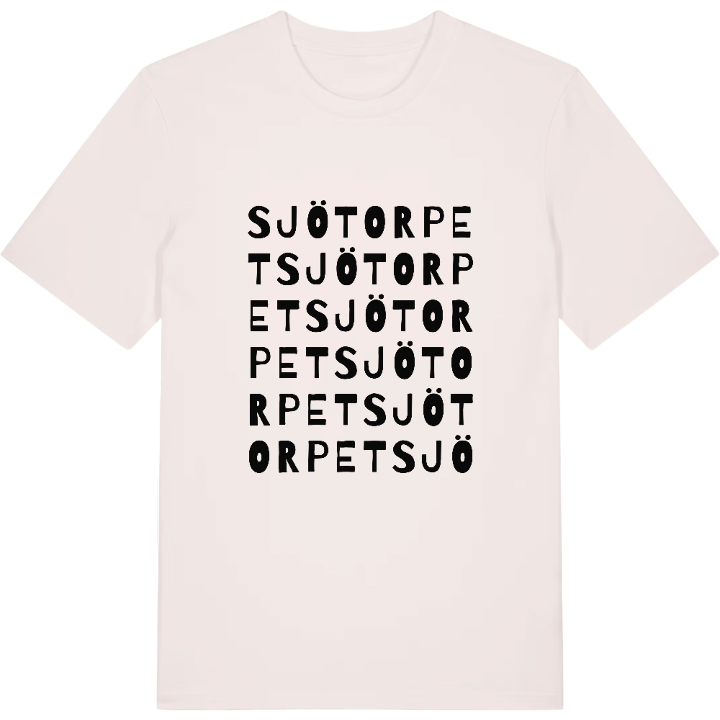 Sjötorpet ordlek t-shirt – t-shirt från PinShirt