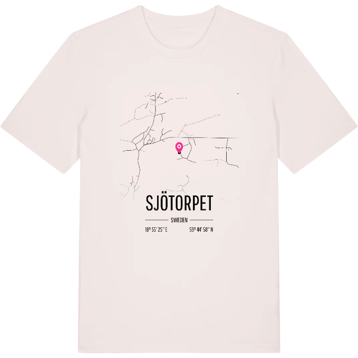 Sjötorpet karta t-shirt – t-shirt från PinShirt