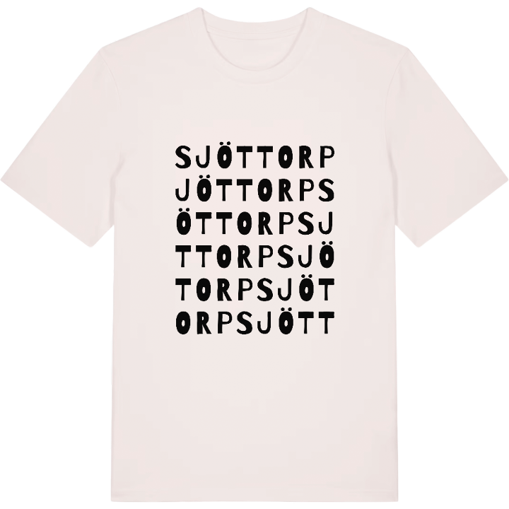 Sjöttorp ordlek t-shirt – t-shirt från PinShirt