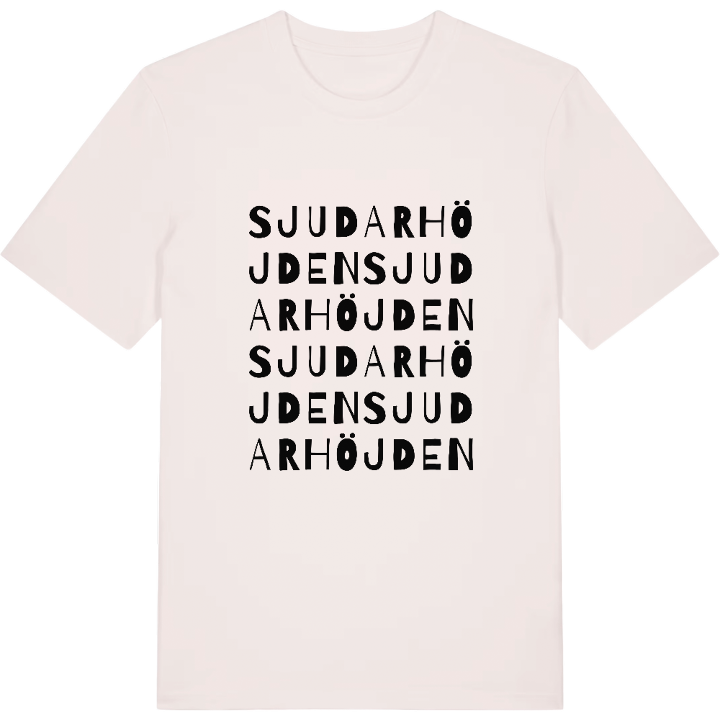 Sjudarhöjden ordlek t-shirt – t-shirt från PinShirt