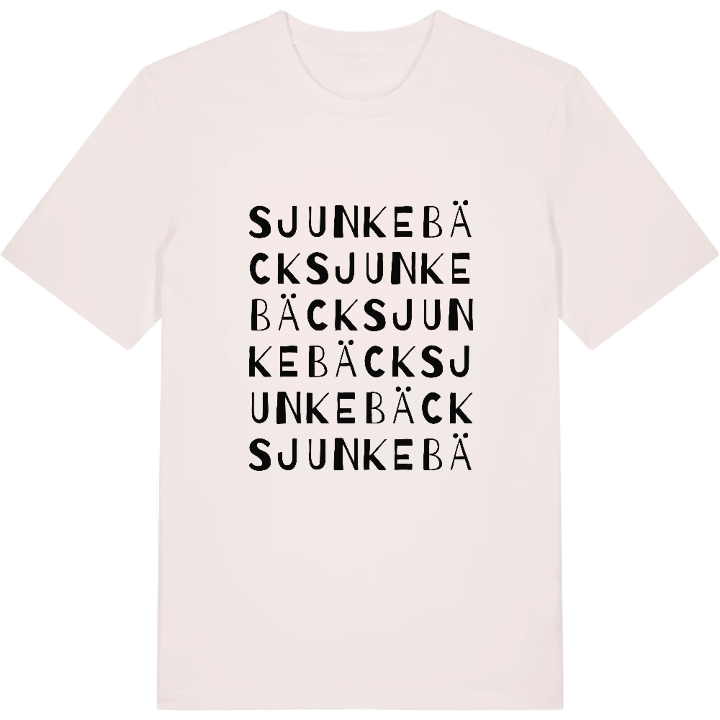 Sjunkebäck ordlek t-shirt – t-shirt från PinShirt