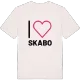 Jag älskar Skabo t-shirt stort tryck