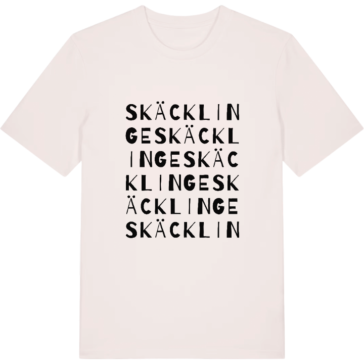 Skäcklinge ordlek t-shirt – t-shirt från PinShirt