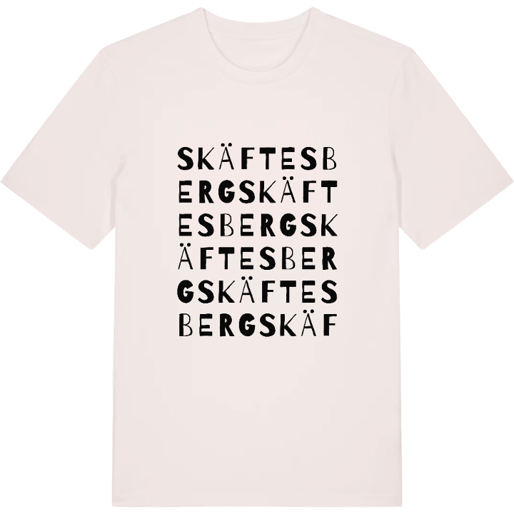 Skäftesberg ordlek t-shirt – t-shirt från PinShirt