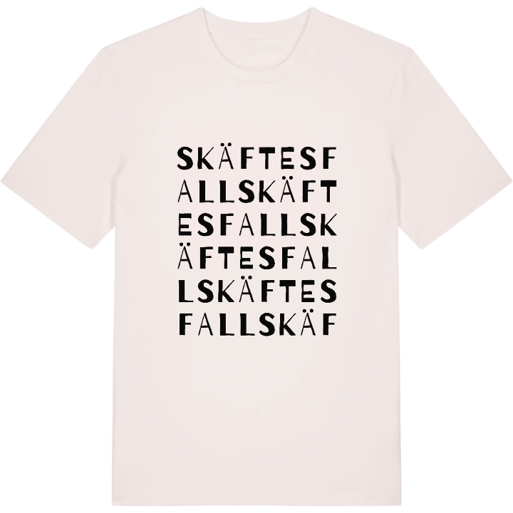 Skäftesfall ordlek t-shirt – t-shirt från PinShirt