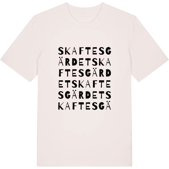 Skaftesgärdet ordlek t-shirt – t-shirt från PinShirt