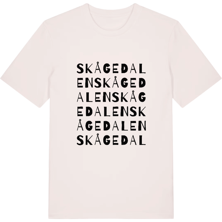 Skågedalen ordlek t-shirt – t-shirt från PinShirt
