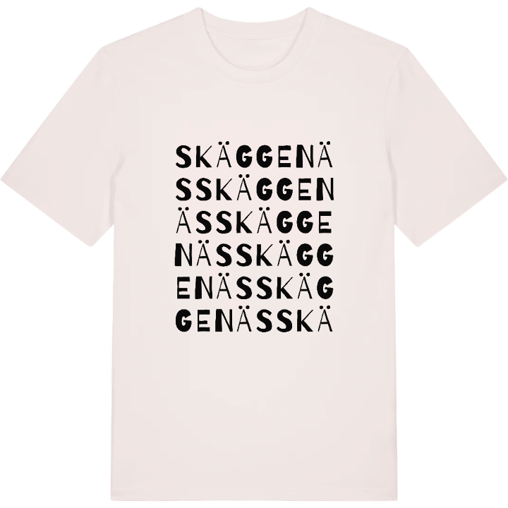 Skäggenäs ordlek t-shirt – t-shirt från PinShirt