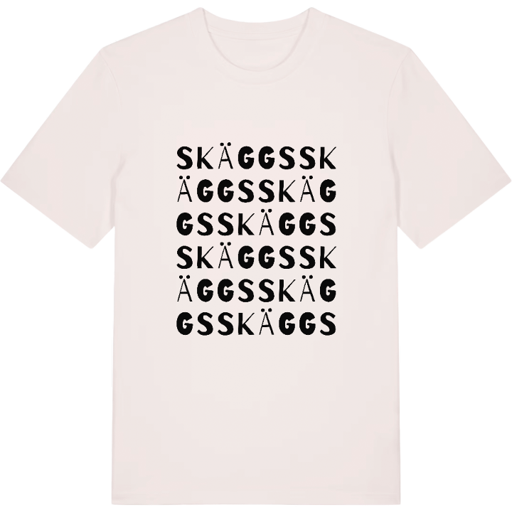 Skäggs ordlek t-shirt – t-shirt från PinShirt